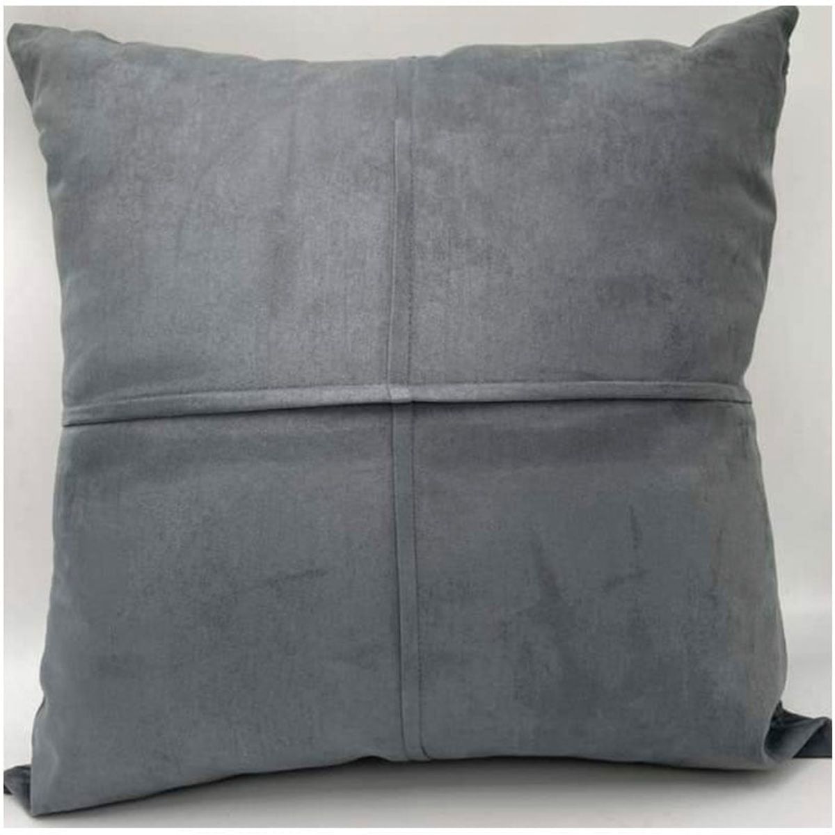 GENERICO - Fundas De Cojín de Semicuero Plomo 50x50 pack de 02 unidades….