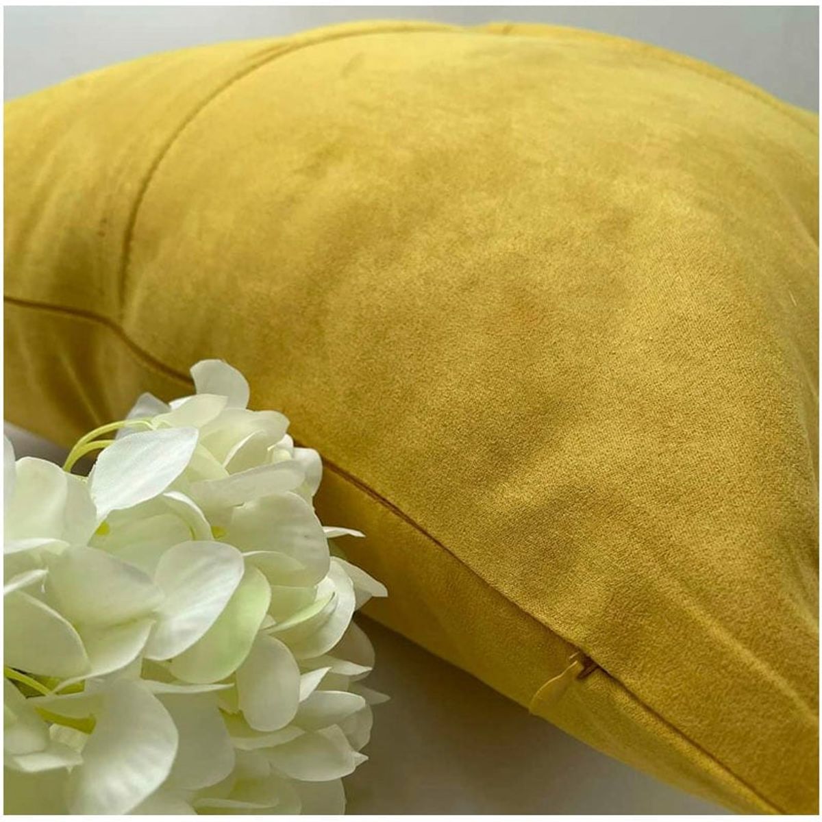 GENERICO - Fundas De Cojín de Semicuero Mostaza 50x50 pack de 02 unidades….