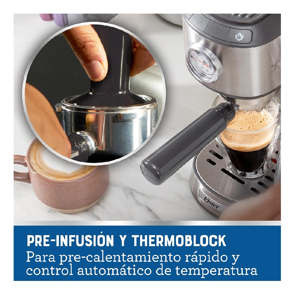 OSTER - Cafetera Compacta Espresso Oster® Bvstem7200