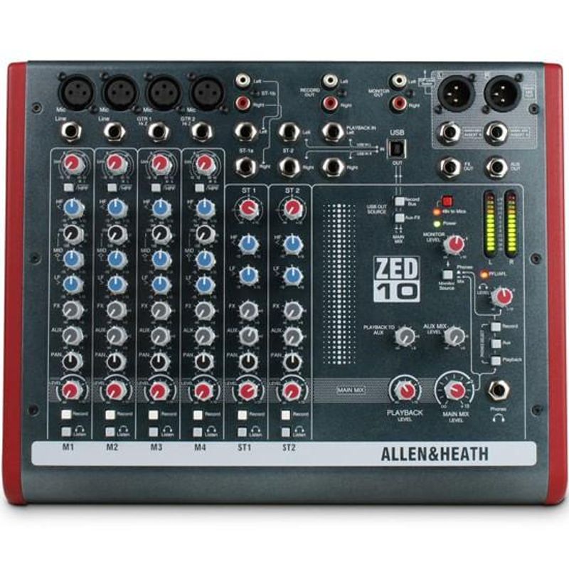 ALLEN & HEATH - Mixer Allen & Heath ZED10 USB