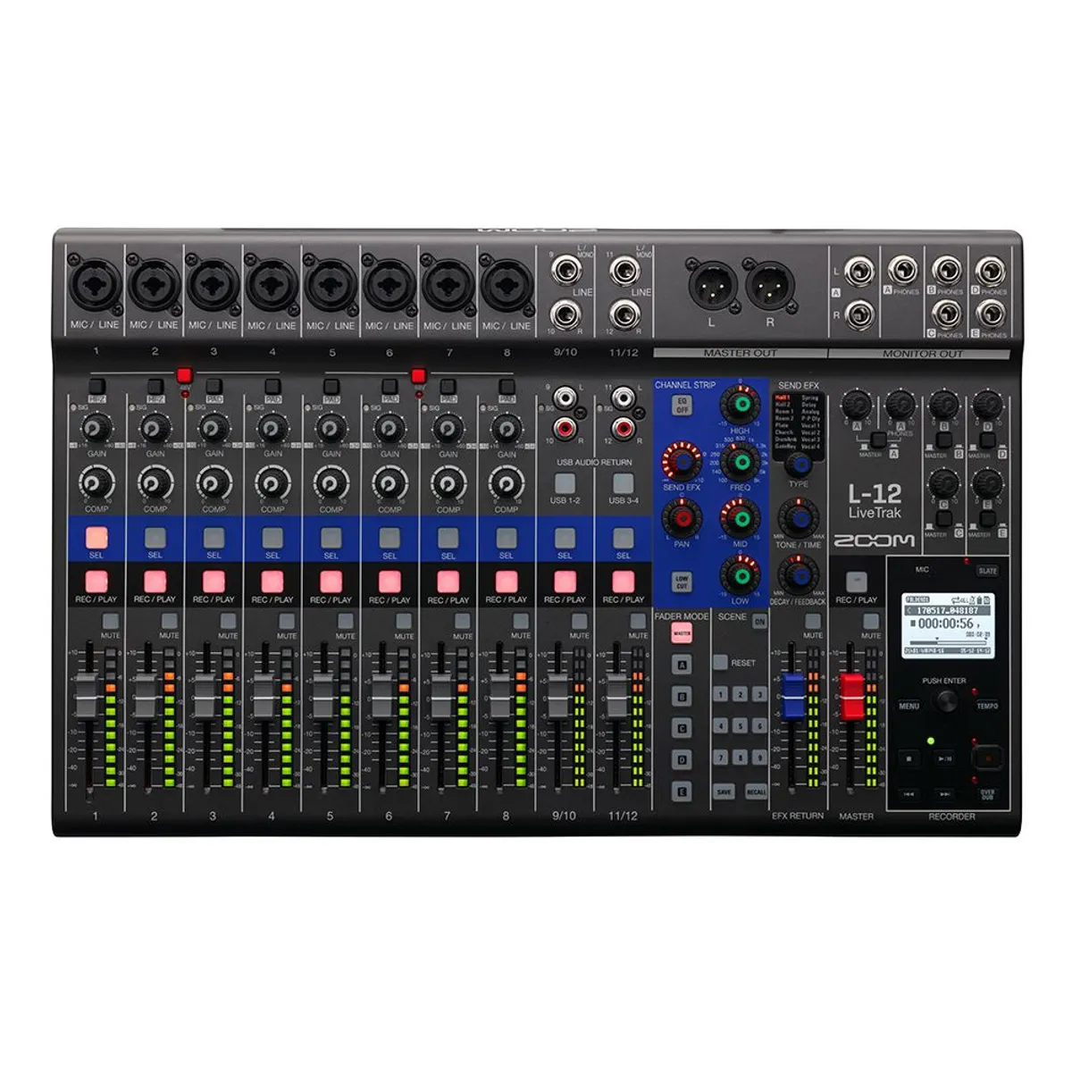 ZOOM - Mixer Digital Zoom Livetrack L-12