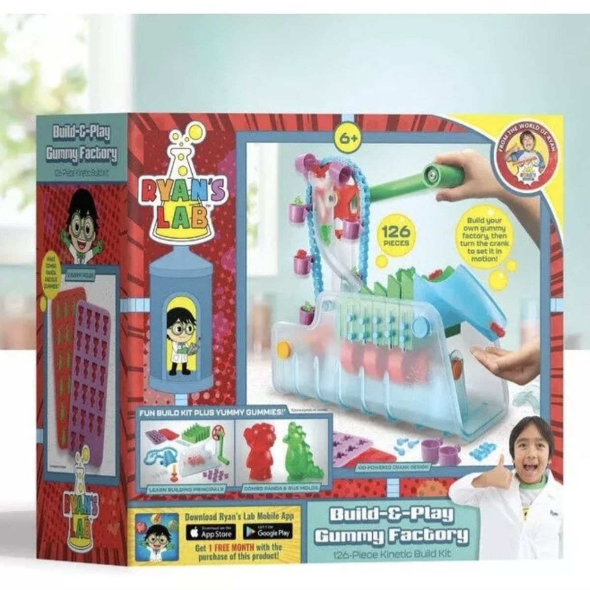 TM TOYS - Juego de Fábrica De Gominolas Ryans y su Laboratorio