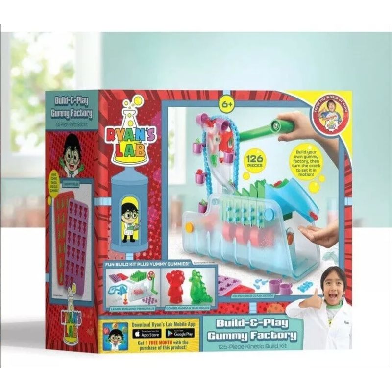 TM TOYS - Juego de Fábrica De Gominolas Ryans y su Laboratorio