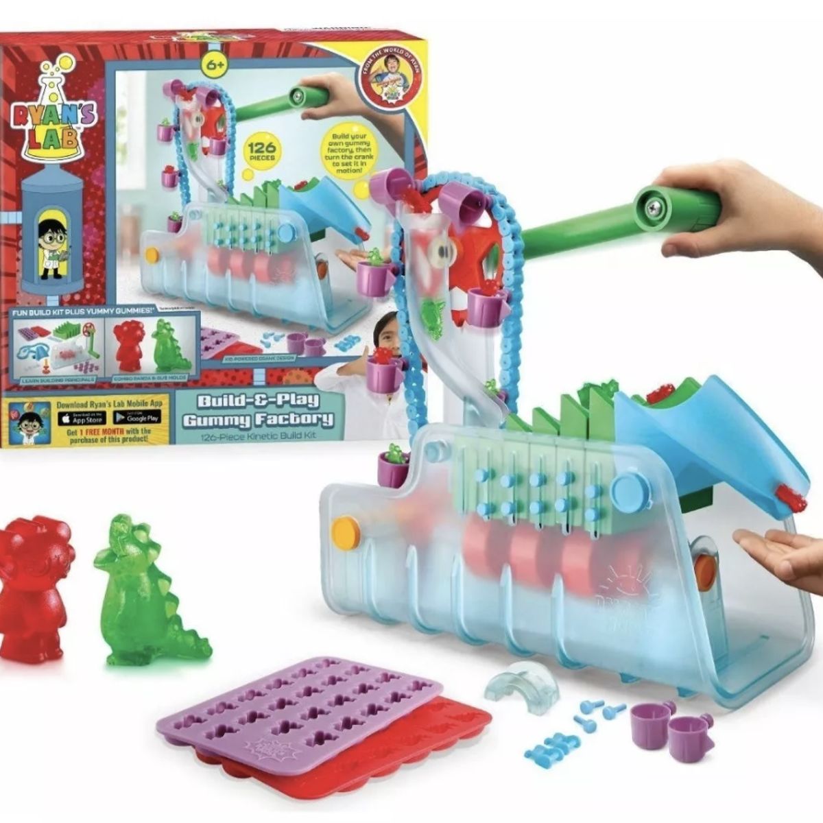 TM TOYS - Juego de Fábrica De Gominolas Ryans y su Laboratorio