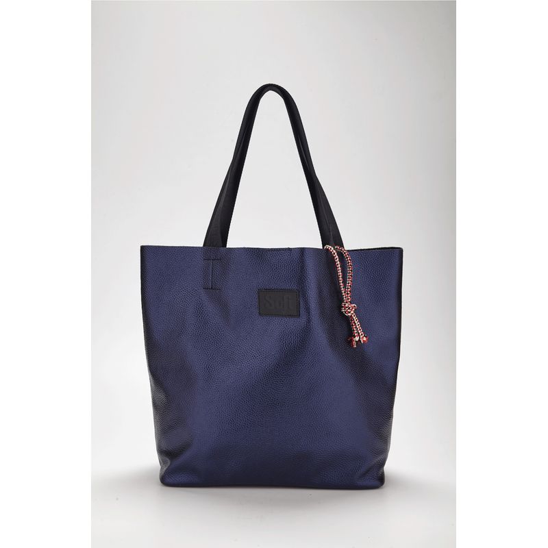 SOFI MARTIRE - Tote Lipa SOFI MARTIRE Cuero Azul
