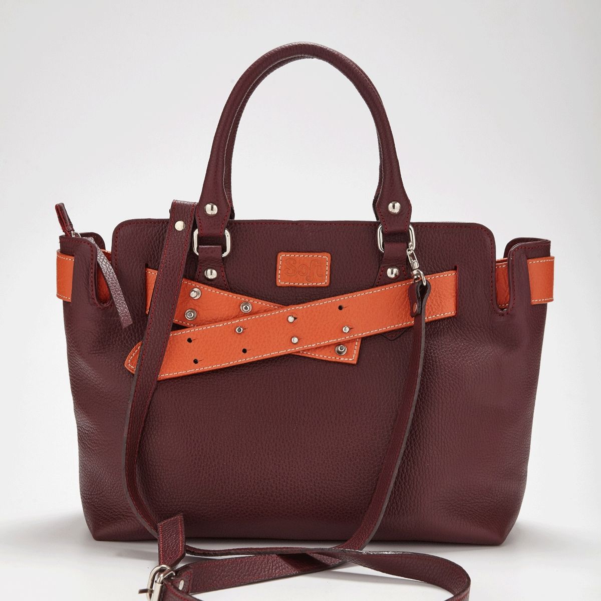 SOFI MARTIRE - Cartera SOFI MARTIRE Cuero Bordo Modelo 01SO1013