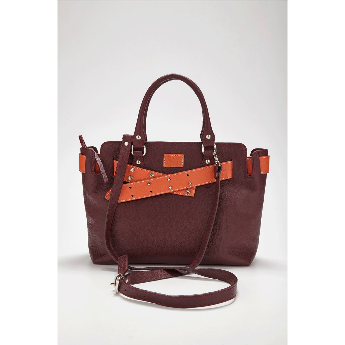 SOFI MARTIRE - Cartera SOFI MARTIRE Cuero Bordo Modelo 01SO1013