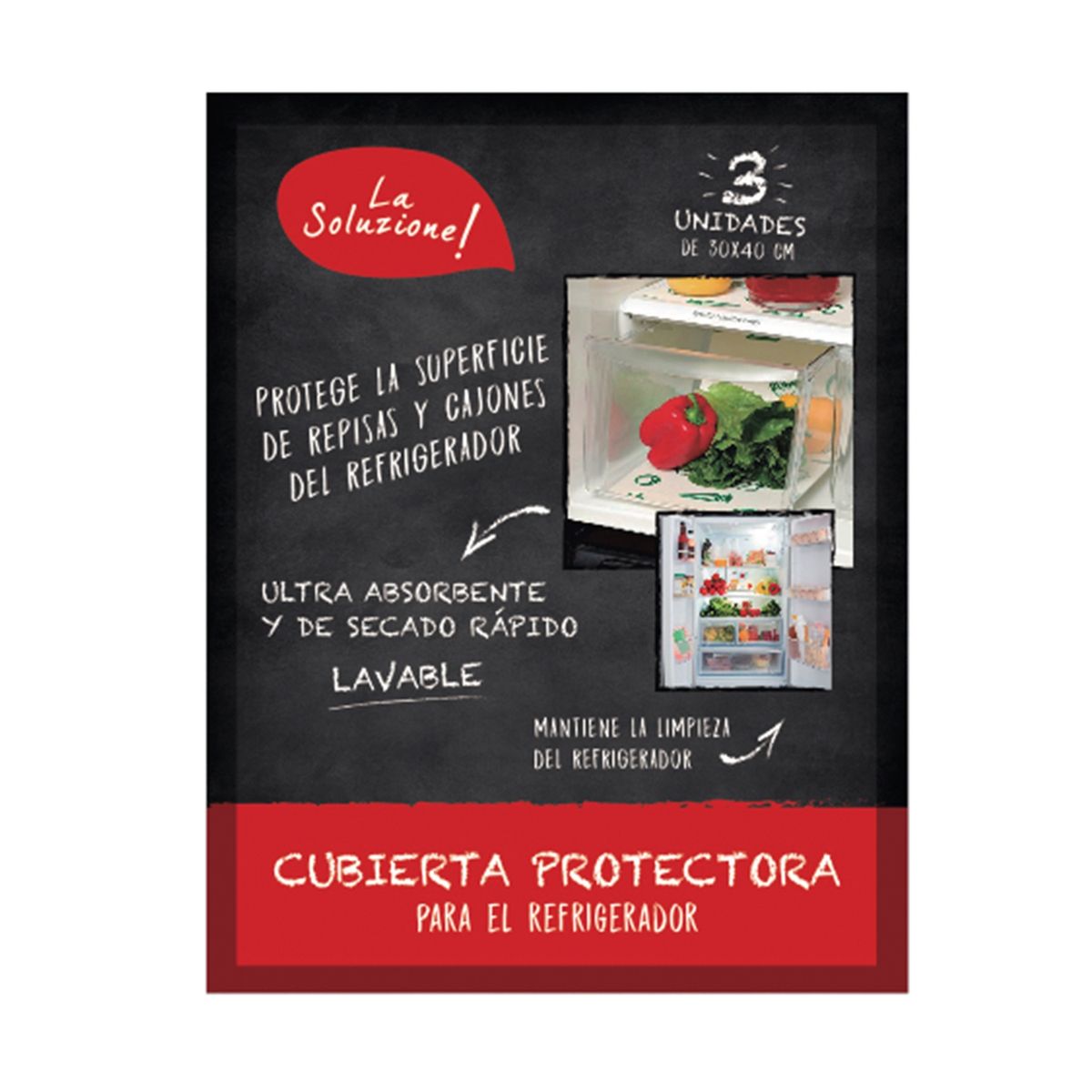 LA SOLUZIONE - Cubierta protectora refrigerador