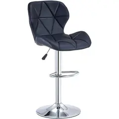 CASA BELLA - Silla Piso Bar Taburete Ajustable de Altura con Respaldo Pack 2