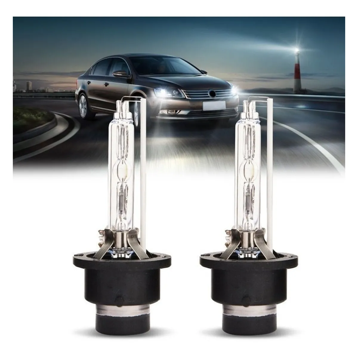 GENERICO - X2 Ampolleta Xenón D2s 6000k 35wtts Auto