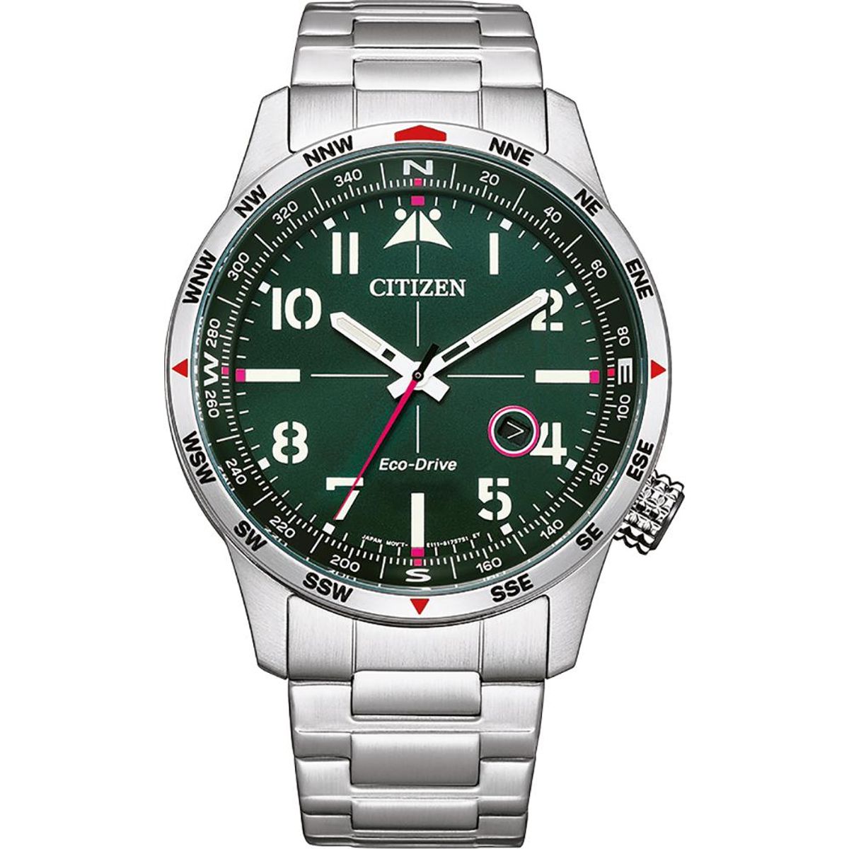 CITIZEN - Reloj Analogo Citizen Hombre Bm7551-84X Eco-Drive Aviator