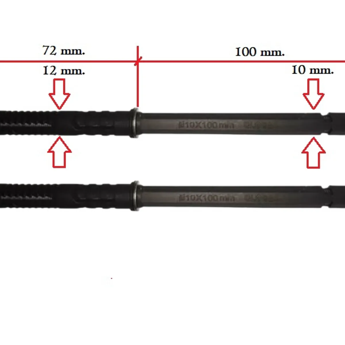 GENERICO - Pack 2 Soportes Ocultos 100 × 10 mm – Anclaje Metálico Invisible para Repisas Flotantes