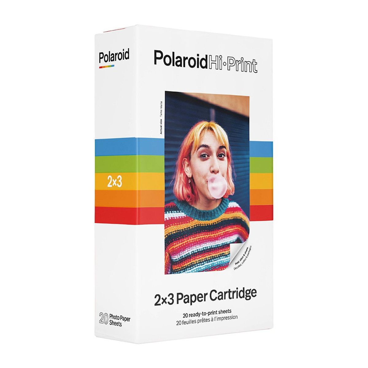 POLAROID - Papel fotográfico Polaroid Hi-Print de 2 x 3" (20 exposiciones)