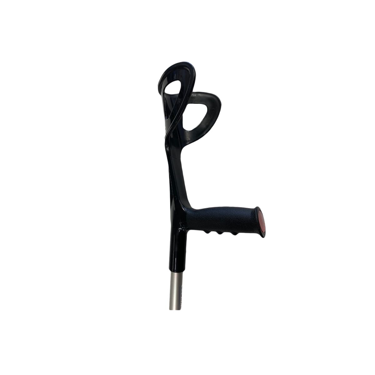 MAXCARE - Bastón Europeo Codera Fija - Negro MAXCARE