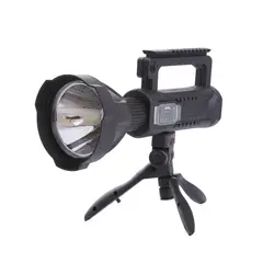 HOME ESSENTIALS - Linterna Led Largo Alcance 600 Metros Usb Trípode