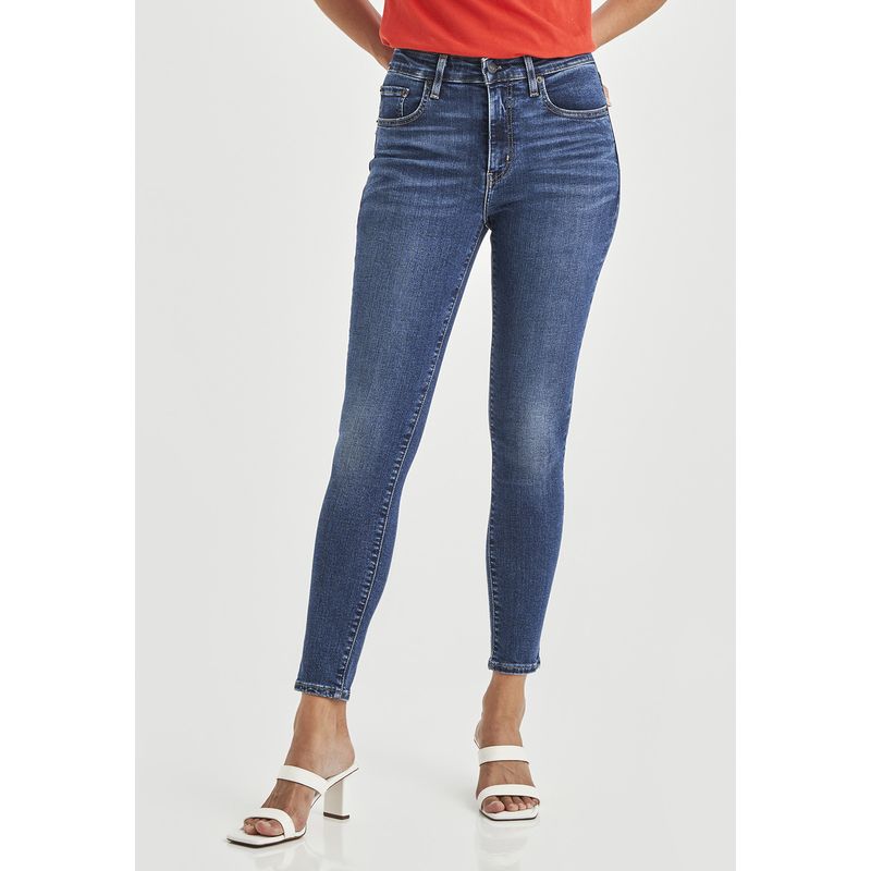 LEVIS - Jeans Mujer 721 HighRise Skinny Azul Oscuro Levis