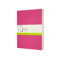 MOLESKINE - Libreta Cahier. Set de 3 - T. Blanda XL Rosa De rayas