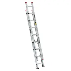 CUPRUM - Escalera Telescopica Aluminio 395 cmts 16 Peldaños 150 kilos