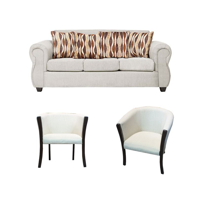 CASA WOW DECO - Living 3-1-1 Tela Monaco Beige