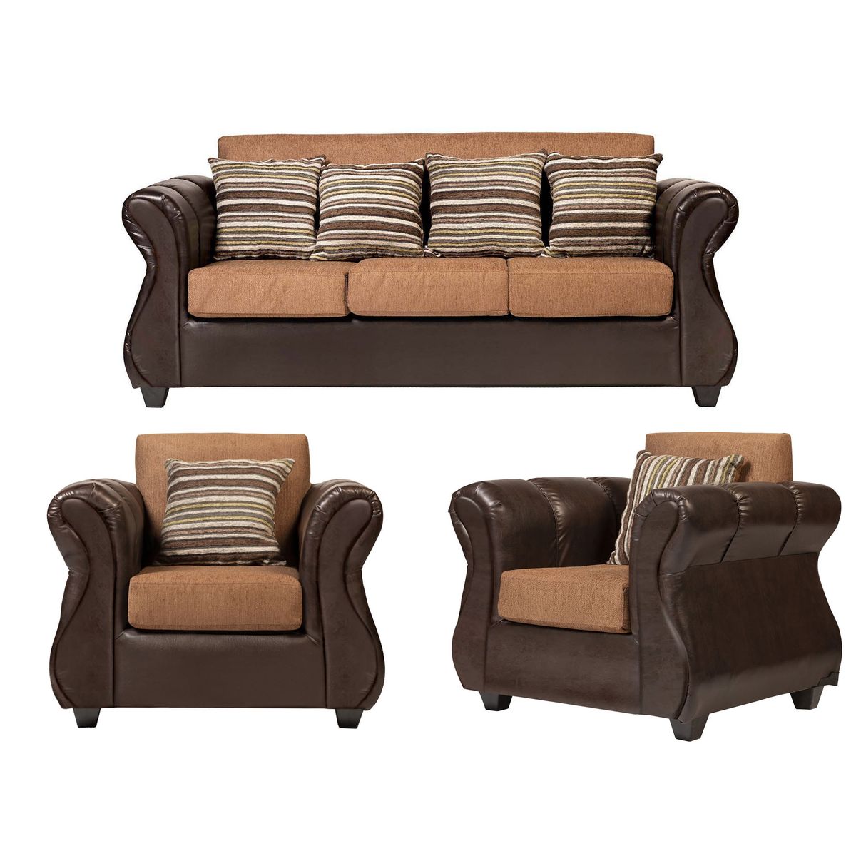 CASA WOW DECO - Living 3-1-1 Tela Helena Café