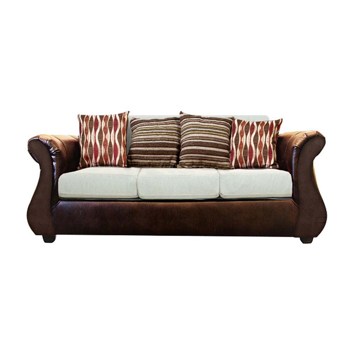 CASA WOW DECO - Sofá Verona 3C Tela Beige