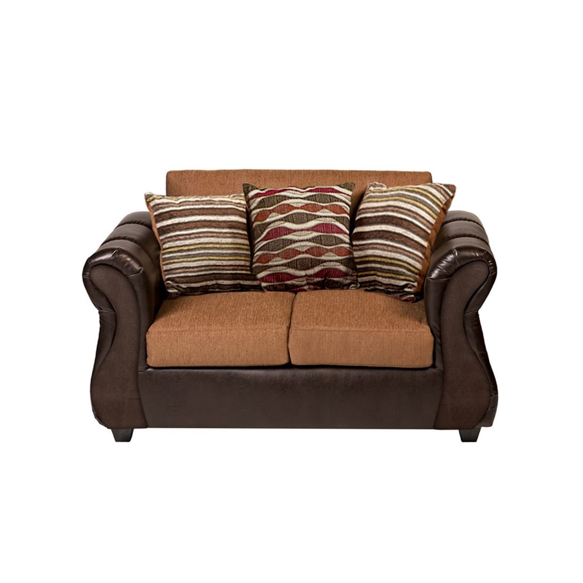 CASA WOW DECO - Sofá Verona 2C Tela Café.