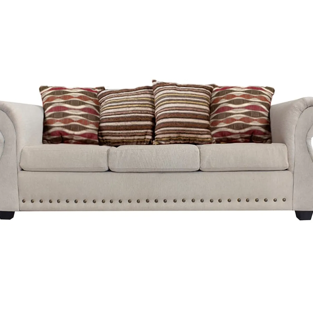 CASA WOW DECO - Sofá Roma 3C Tela Beige