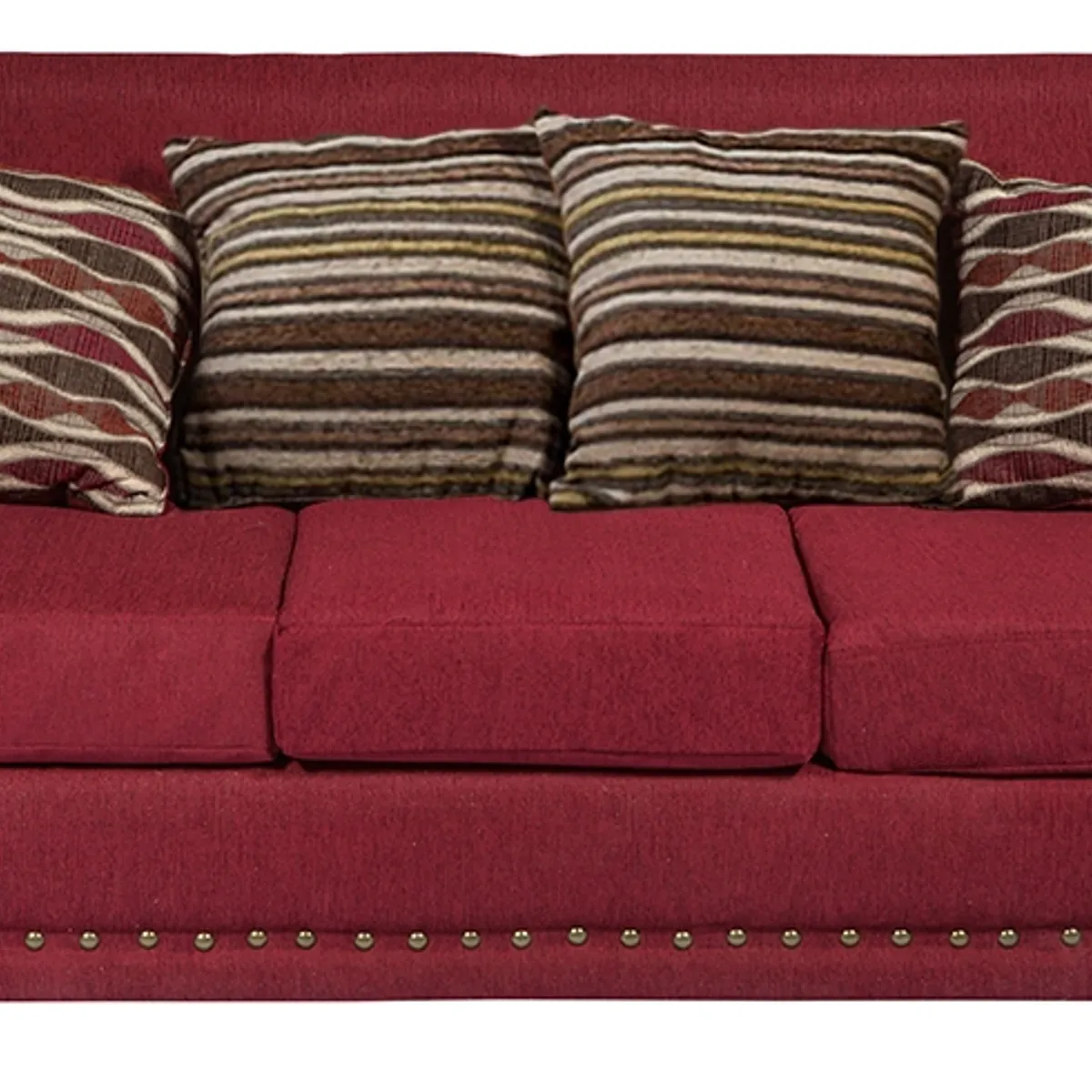 CASA WOW DECO - Sofá Roma 3C Tela Rojo