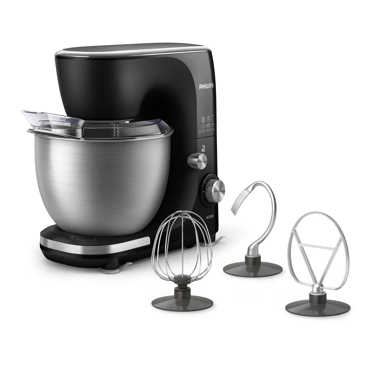 PHILIPS - Batidora Planetaria Philips Hr7922-90 800w 5 Litros 12 Veloc