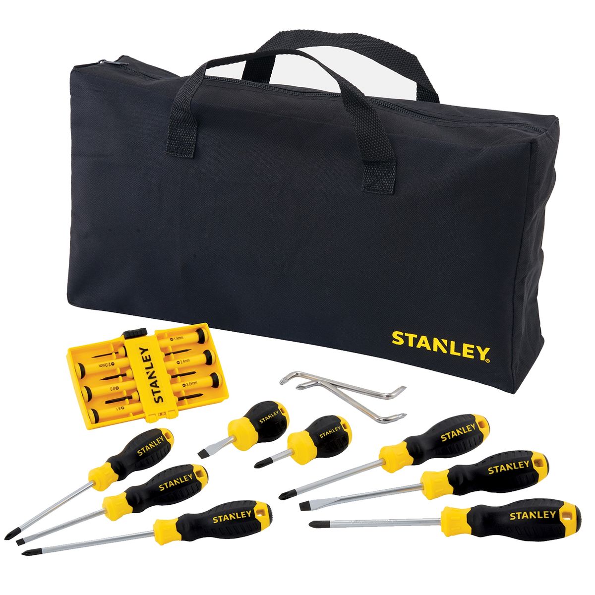 STANLEY - Juego 16 Destornilladores + Bolso STANLEY