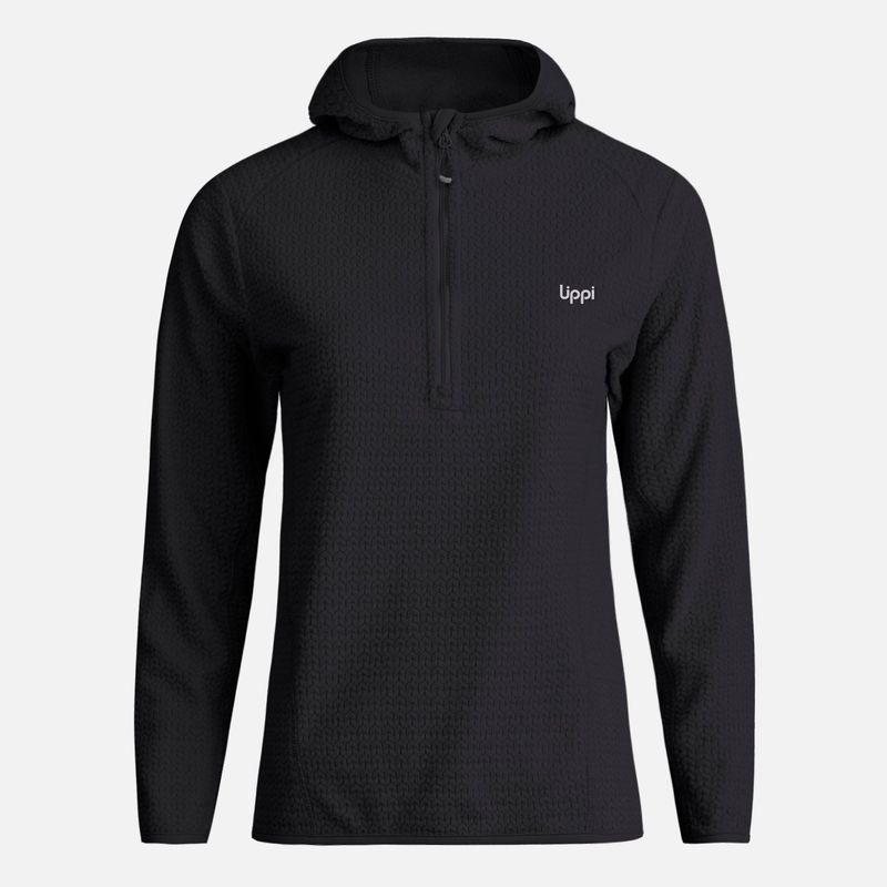 LIPPI - Poleron Teen Girl Mild Nano-F 14 Zip Hoody Negro Lippi