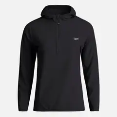 LIPPI - Poleron Teen Girl Mild Nano-F 14 Zip Hoody Negro