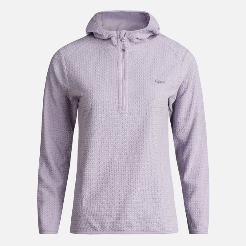 LIPPI - Poleron Teen Girl Mild Nano-F 14 Zip Hoody Lavanda Lippi.-