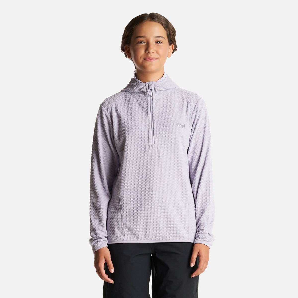 LIPPI - Poleron Teen Girl Mild Nano-F 14 Zip Hoody Lavanda Lippi