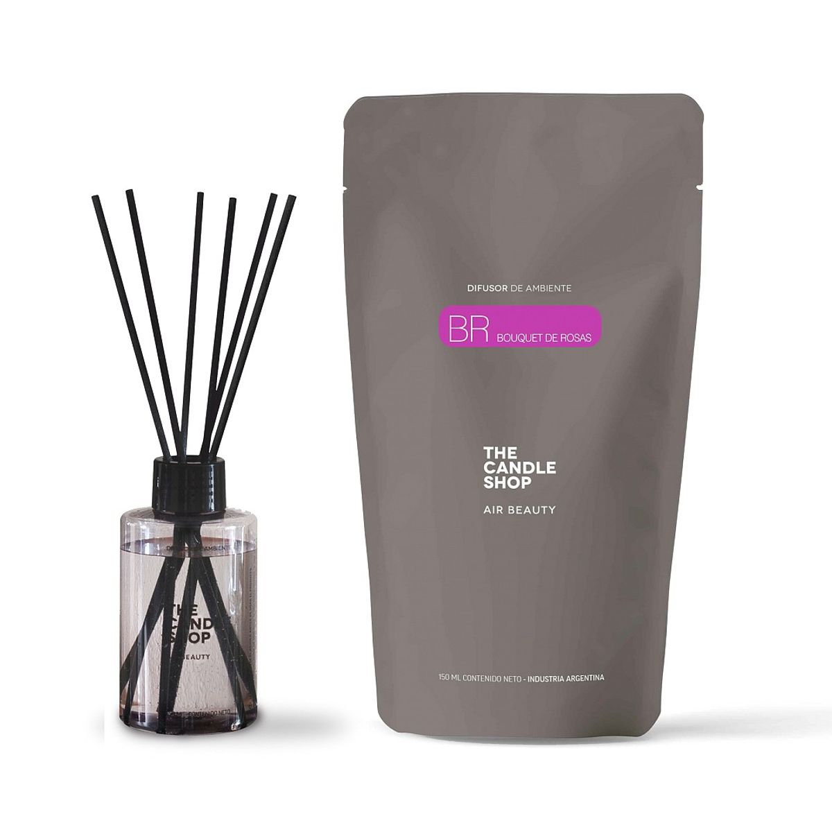 THE CANDLE SHOP AIR BEAUTY - DIFUSOR DE AMBIENTE BASIC BOUQUET DE ROSAS.