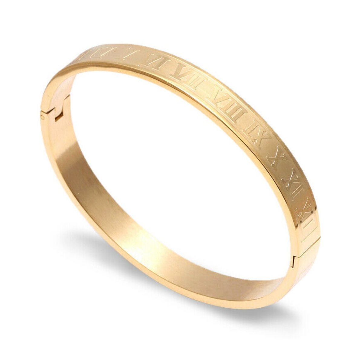 KAPRIEL - Brazalete Gold Roman Steel