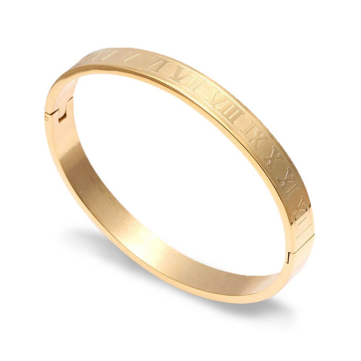 KAPRIEL - Brazalete Gold Roman Steel