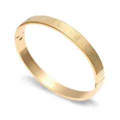 KAPRIEL - Brazalete Gold Roman Steel