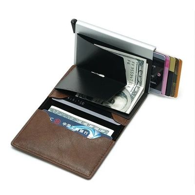 Imagen 2 del producto Billetera Minimalista Tarjetero Hombre Mujer Rfid Cuero Pu