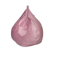 Funda Pouf Pera Palo de Rosa Felpa 100x80x80 cm Máxima Design…