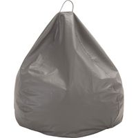 Funda Pouf Pera Gris Sin Relleno 100x80x80 cm Máxima Design