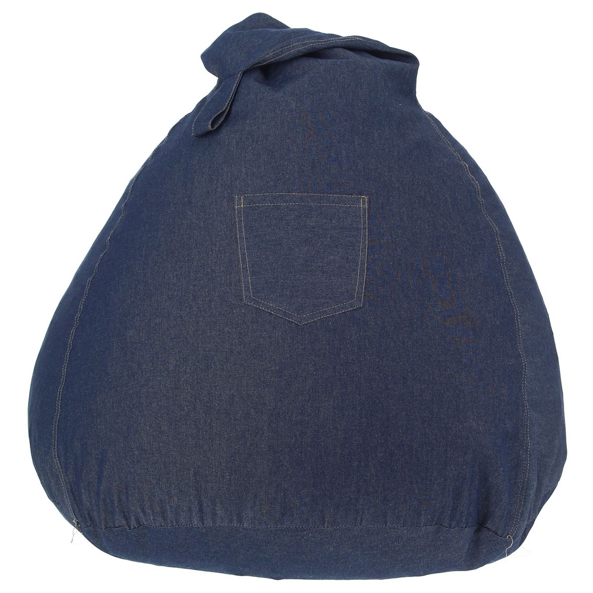 GENERICO - Funda Pouf Pera Jeans Infantil Sin Relleno 60x50x50