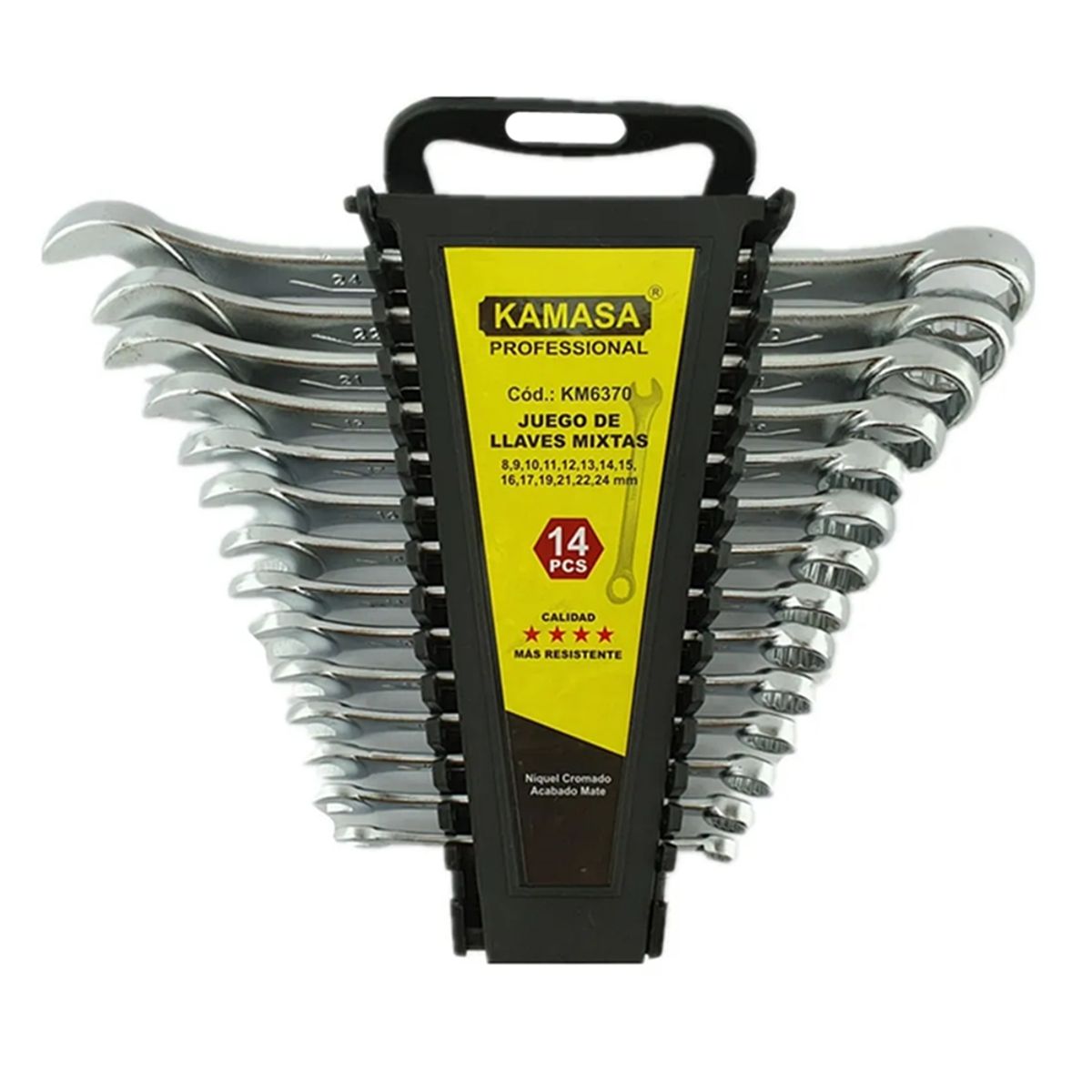 KAMASA - Kit Set Juego De Llaves Punta Corona 14 Piezas Kamasa Km6370