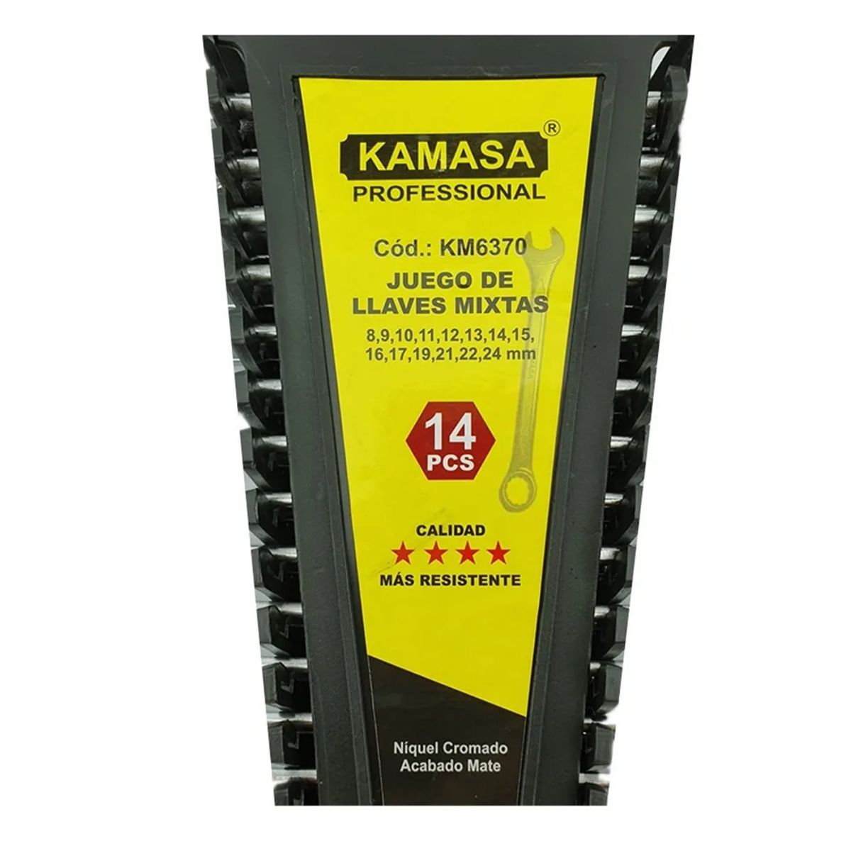 KAMASA - Kit Set Juego De Llaves Punta Corona 14 Piezas Kamasa Km6370