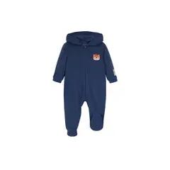 H2O WEAR - Pijama Bebé Niño Entero c/Gorro Polar Sustentable Azul