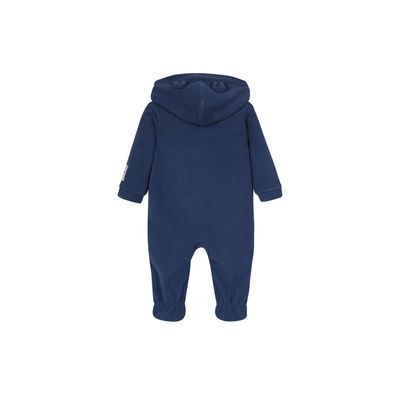 Imagen 2 del producto Pijama Bebé Niño Entero c/Gorro Polar Sustentable Azul