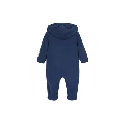 Imagen 2 del producto Pijama Bebé Niño Entero c/Gorro Polar Sustentable Azul