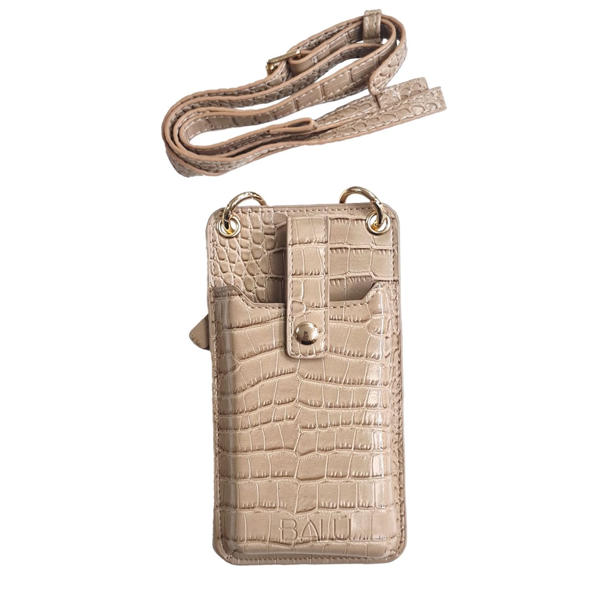 BALU - BALÚ Bag Ohio Beige Billetera monedero porta celular de seguridad