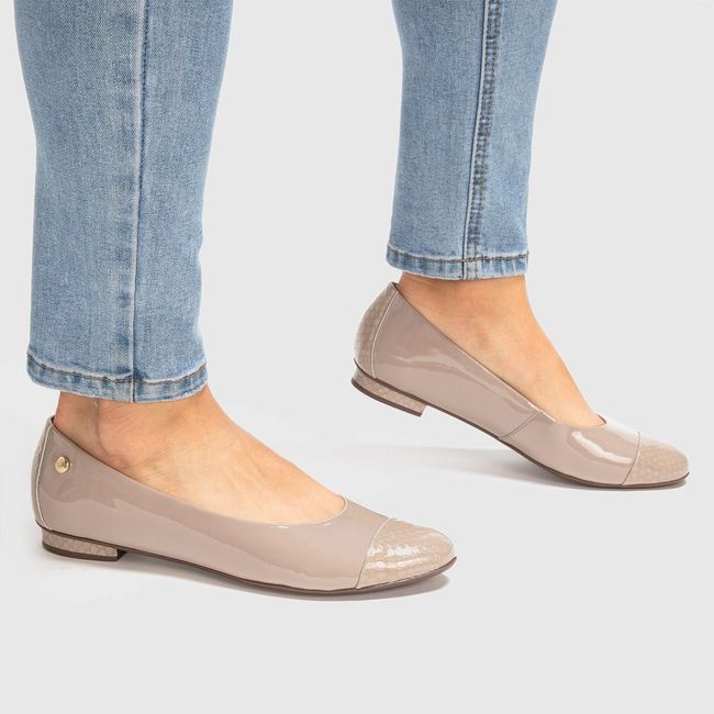GACEL - Ballerina - Mujer - London - Gacel - Taupe