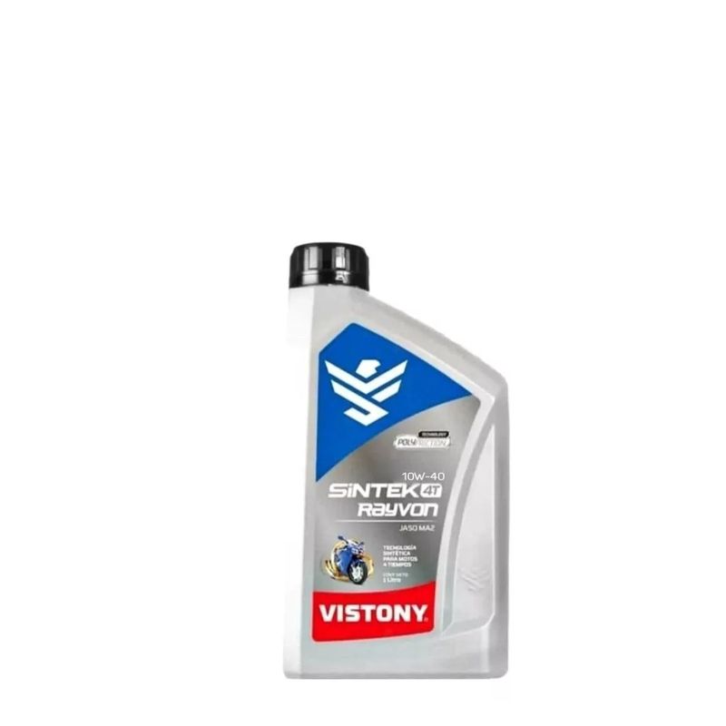 VISTONY - Aceite 10w40 Sintetico Moto 4t 1 Litro Vistony
